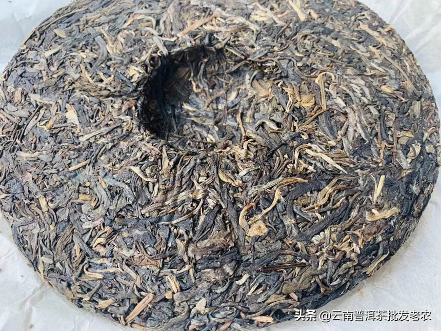 03年宋聘号生茶，，易武原料压制#中国茶韵# #普洱