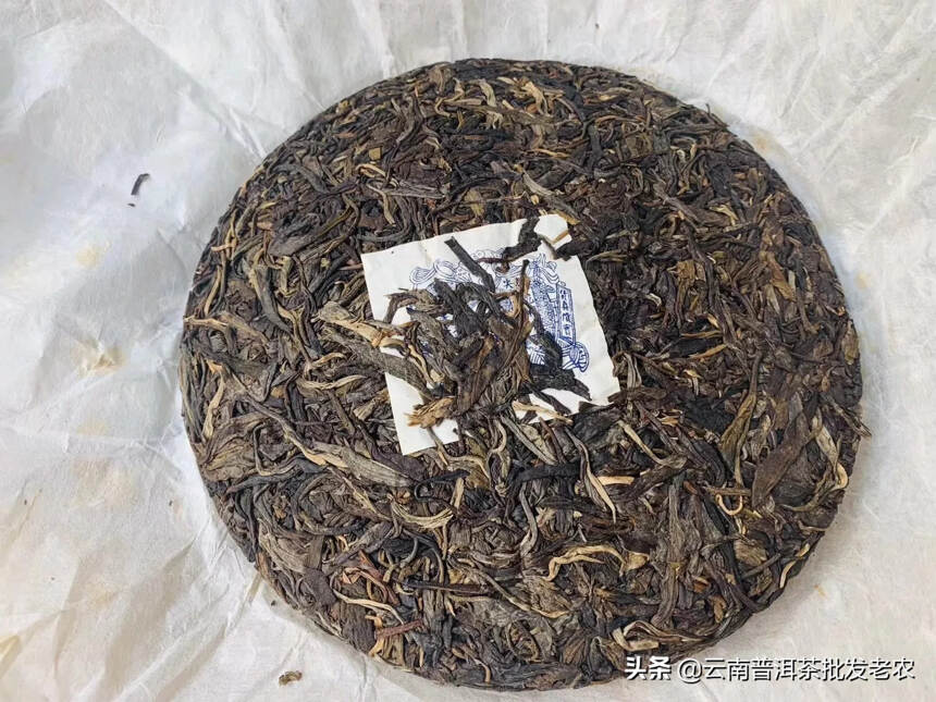 03年宋聘号生茶，，易武原料压制#中国茶韵# #普洱