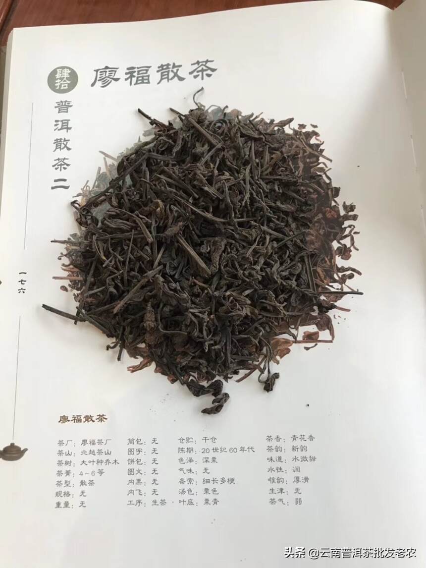 越南茶！喜欢越南边境不容错过！
廖福散茶是越南的普洱