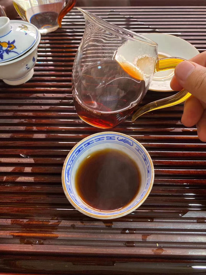 97同庆罐子茶 茶味重持久耐泡 汤色透亮高品质熟茶