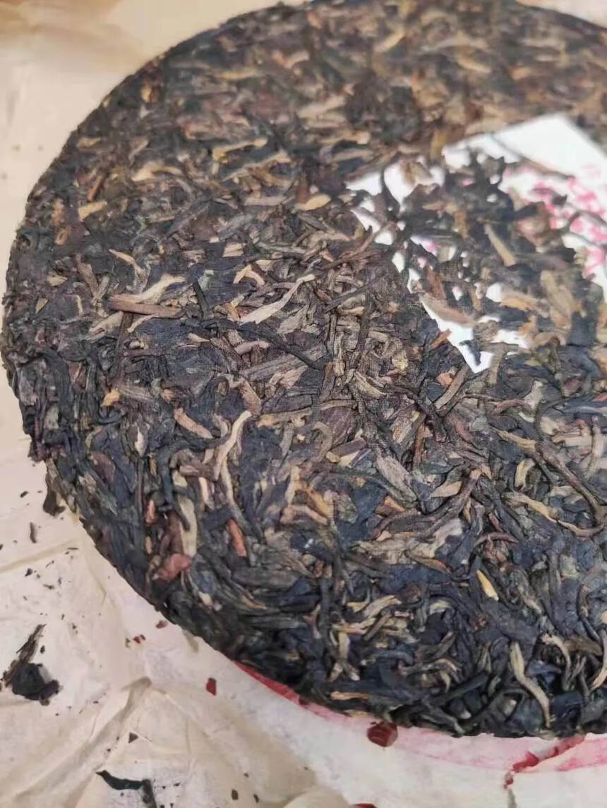 2000年出口专供茶，7542青饼珍藏品！