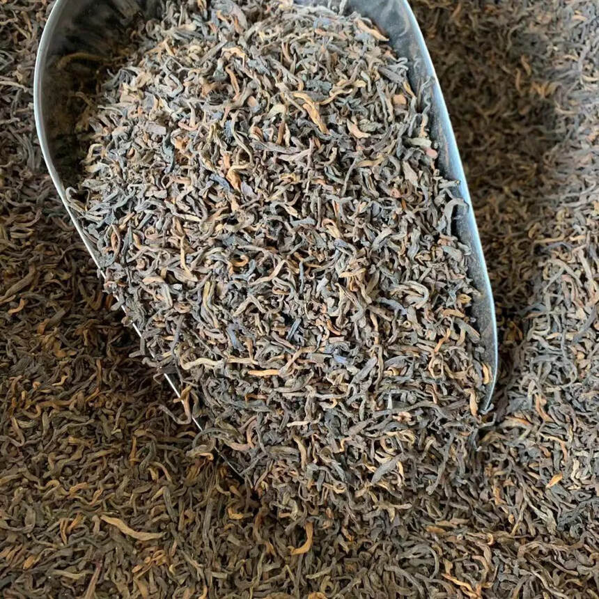 99年贺开散茶宫廷熟茶，粘稠甜蜜，老茶农存留。#普洱