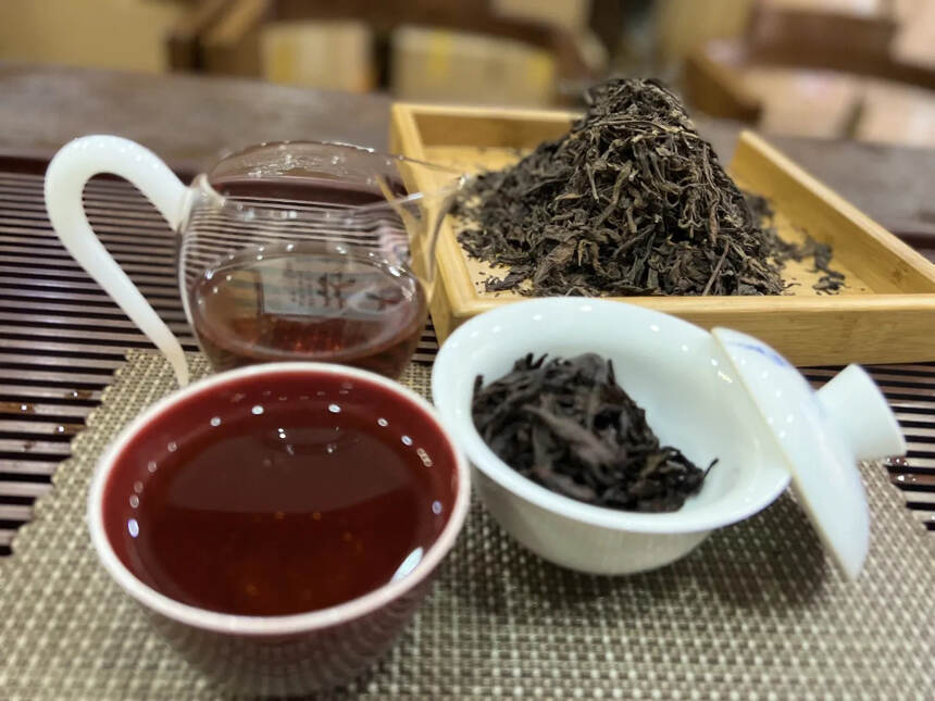 06年薄荷糖古树大叶发酵熟茶，甜润到你怀疑人生#收藏