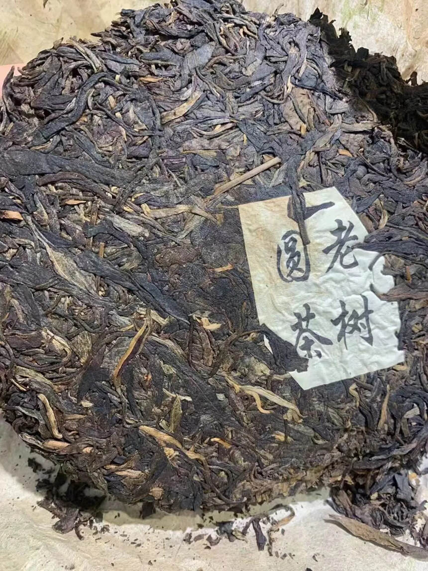 2005年兴海易武天下第一，老树園茶，条索油润漂亮，