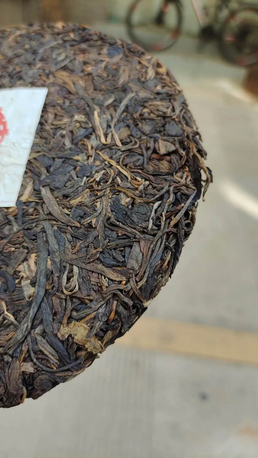 【02年大红印班章青饼】印级茶系列是国营勐海茶厂的开