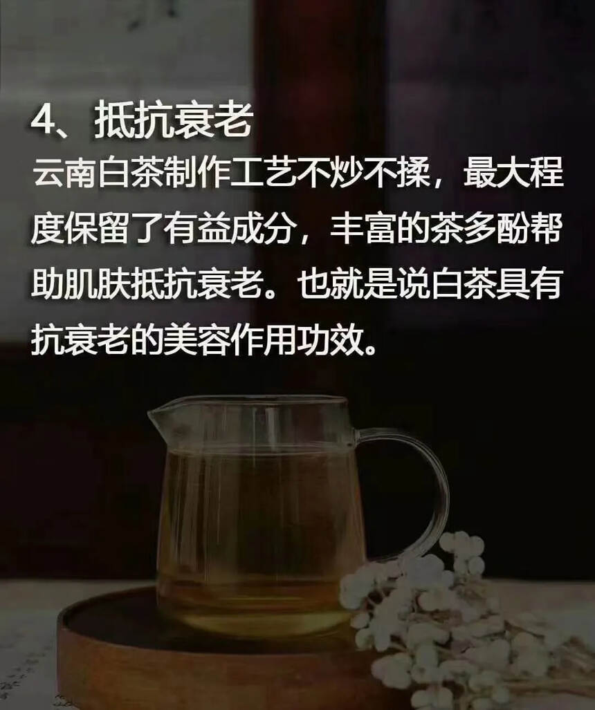 云南白茶，有红茶的甜爽，普洱茶的厚重，老白茶的韵味，