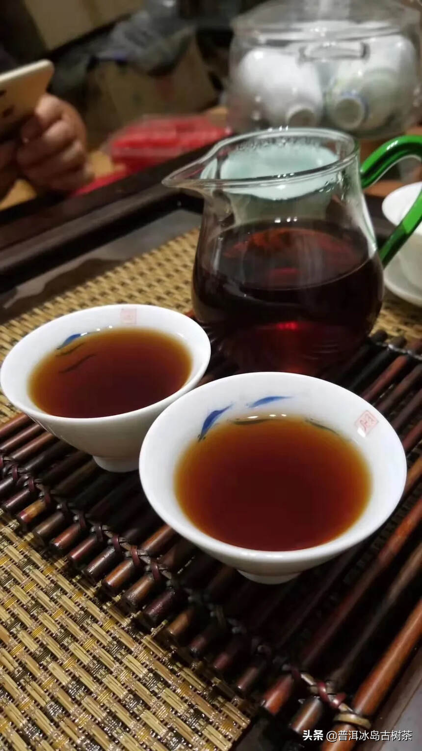 经典款熟茶98年老班章古树陈香熟茶，香甜陈香。好茶不