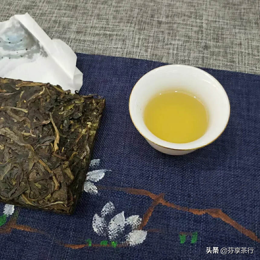 #普洱茶# 【生茶】
尾货处理，茶气足，耐泡度高，茶