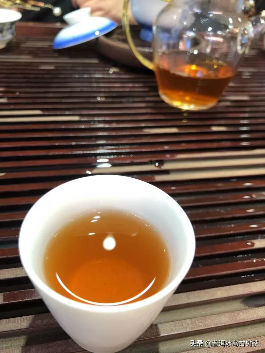 #普洱茶# 99年车顺号易武瑞贡天朝老生茶，甘，蜜，