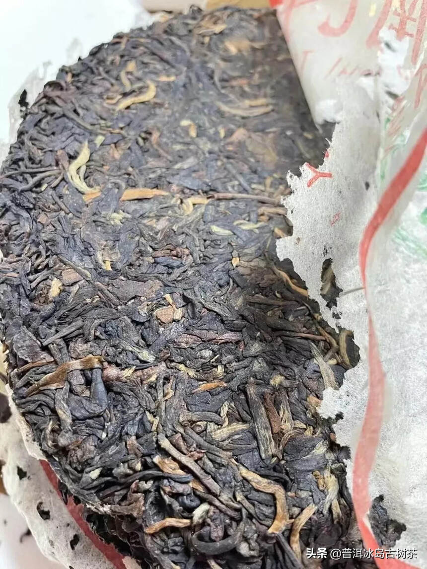 96年 凤牌青饼老生茶，薄纸#中国茶韵#