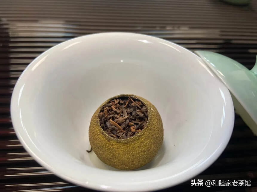 新品梅江小青柑，内原料采用九十年代宫庭，喝起来柑香扑