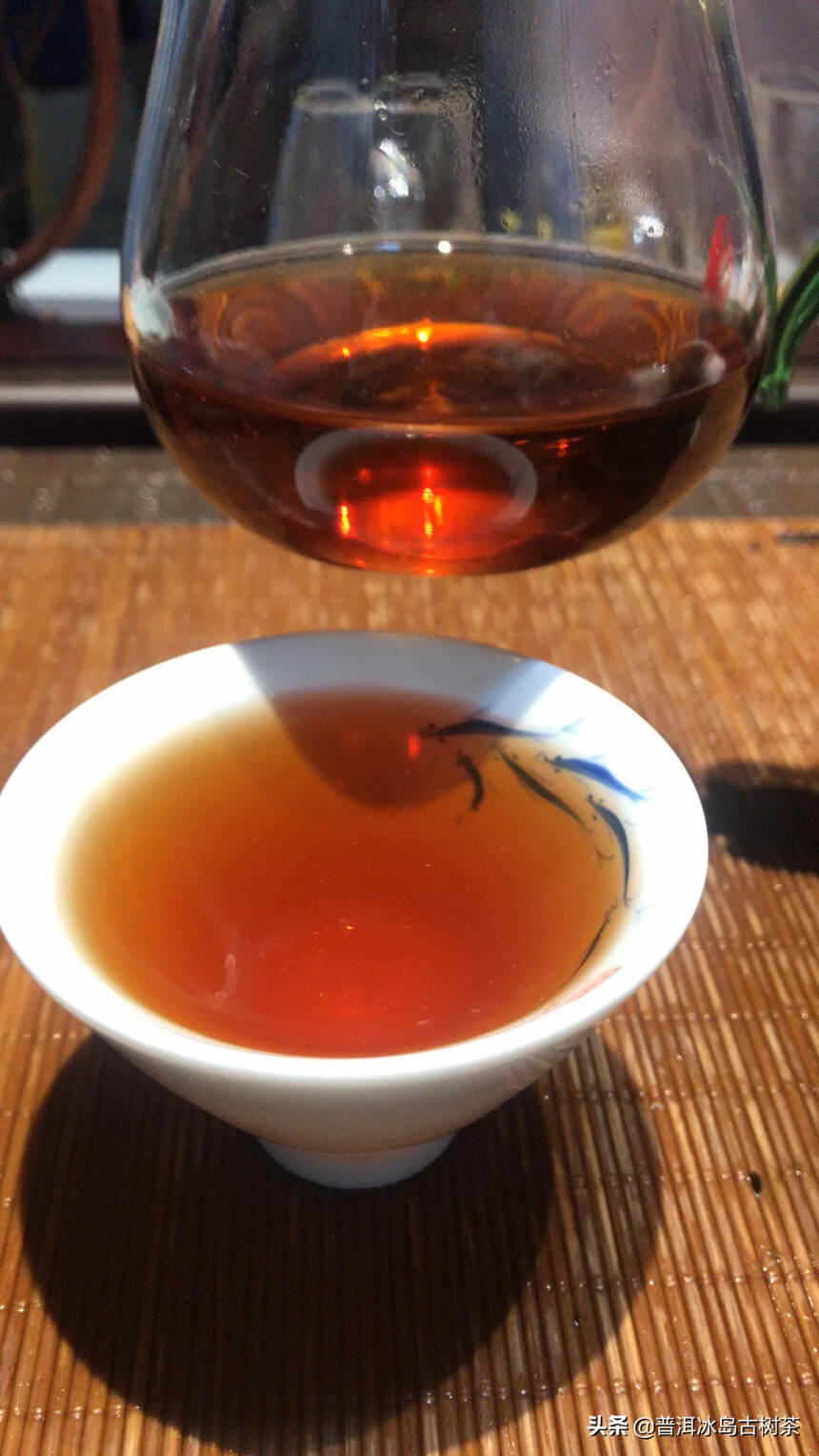 #普洱茶# 80年代班章竹筒老生茶，昆明纯干仓38年