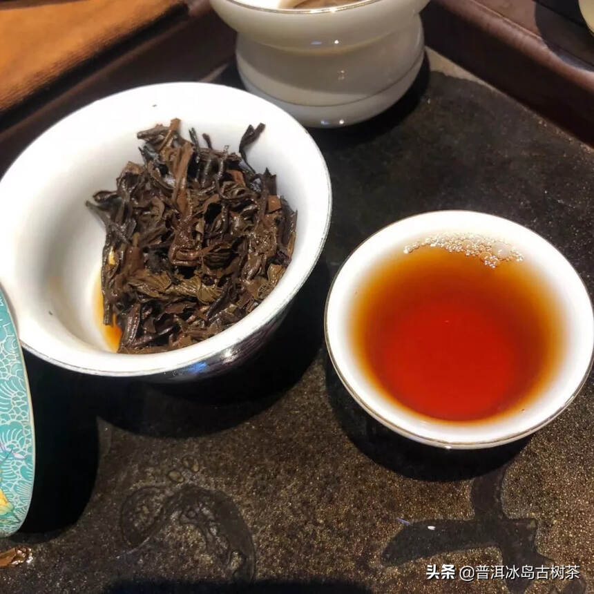 80年代末大黄印生茶，陈年老茶干仓正品，陈味正，汤甘