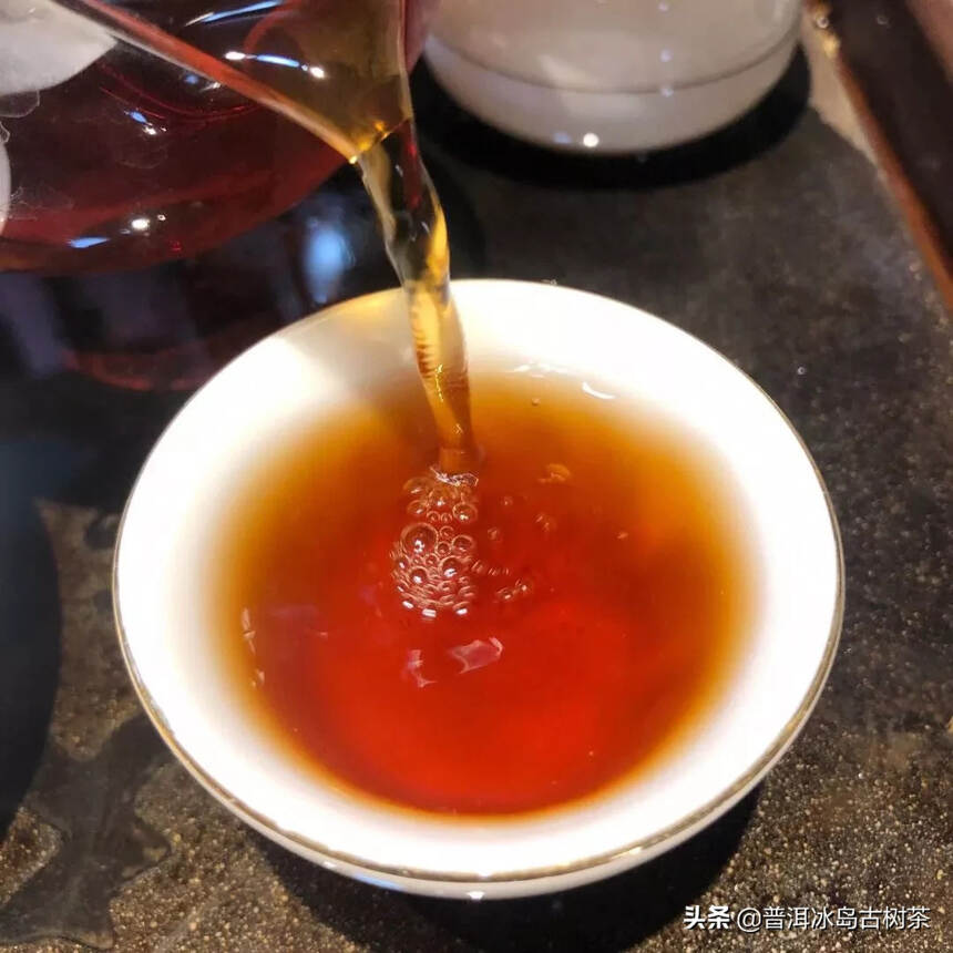 80年代末大黄印生茶，陈年老茶干仓正品，陈味正，汤甘