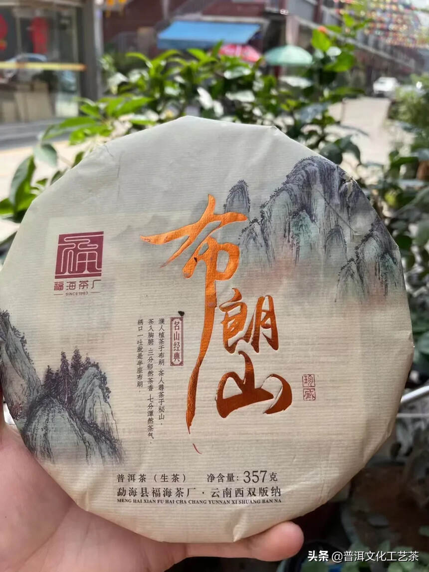 2020年福海布朗山 生茶，357克/片，7片/提，