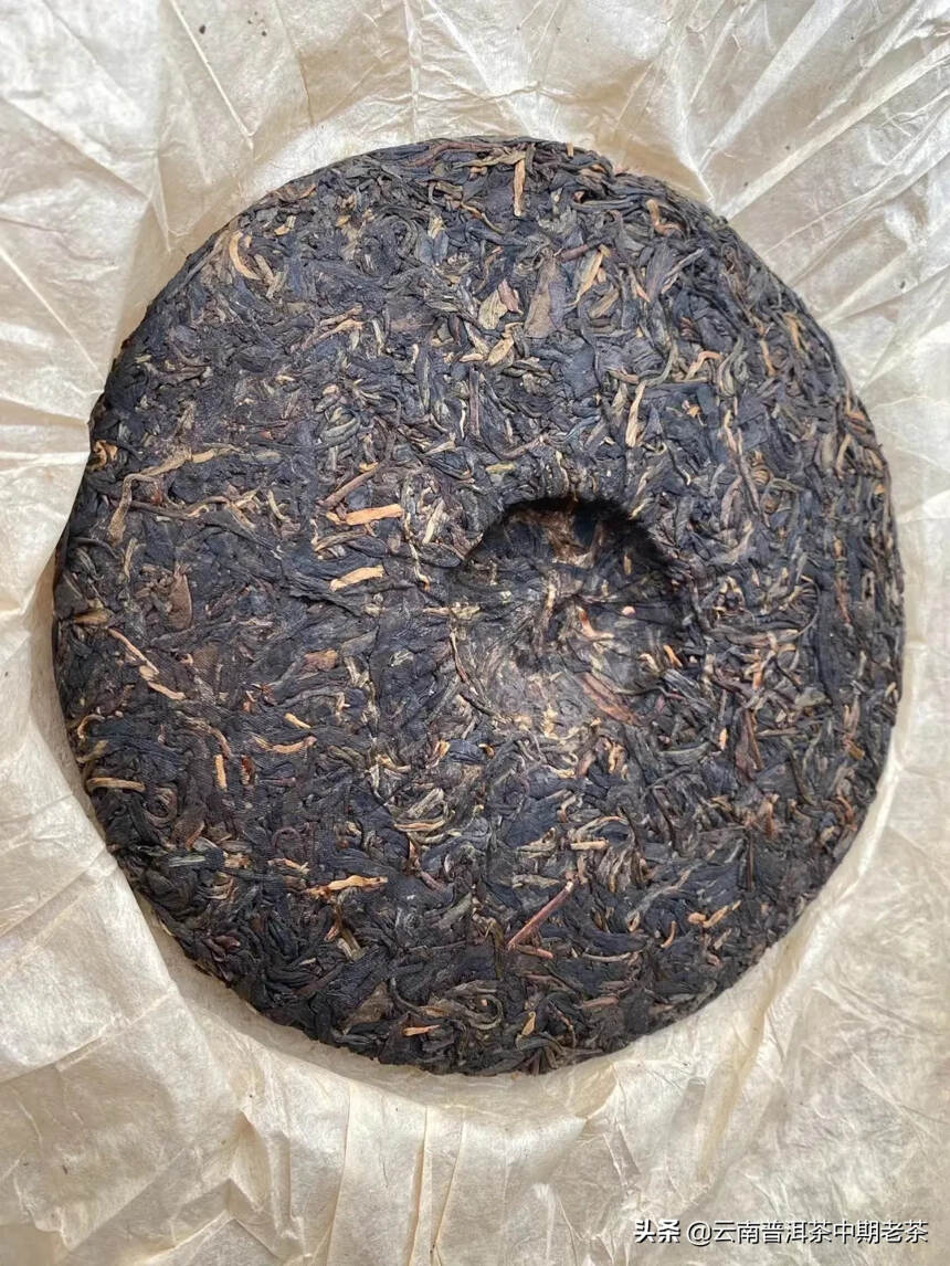 2000年紫印青饼，357克每片，一提7片