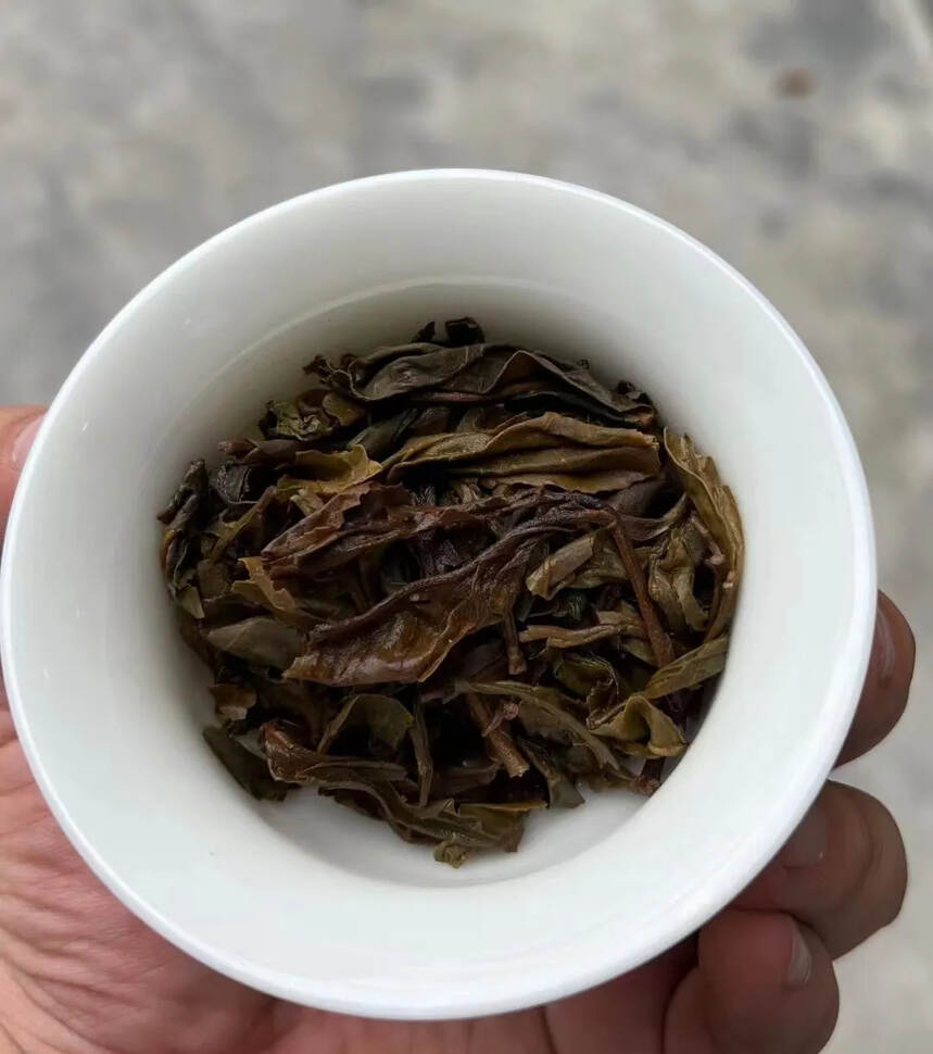 正?大山??叶茶砖生茶

条索?致紧??叶片粗大，?