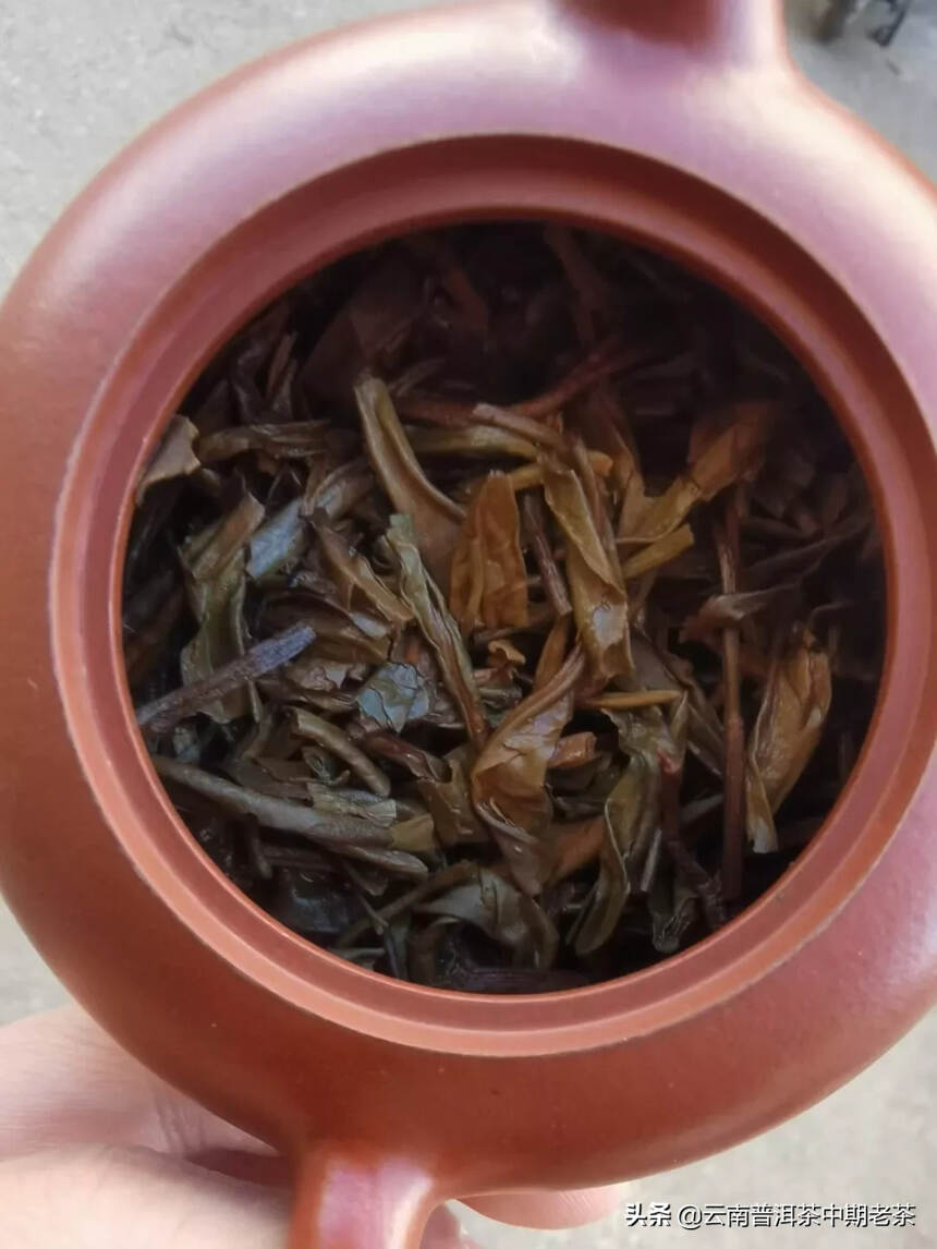 98年普洱圆茶——


——花园茶厂蓝印圆茶，一饼3