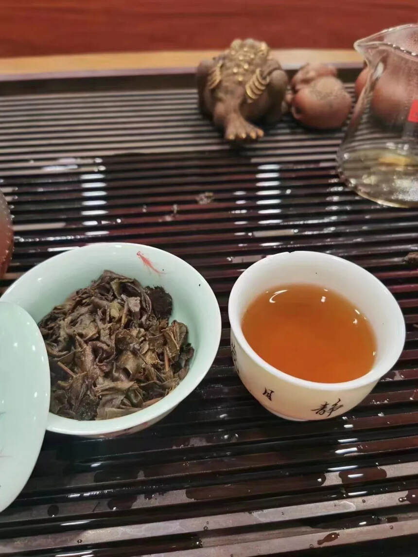 #普洱茶# 98年香港正庄七子饼，生茶#茶生活#