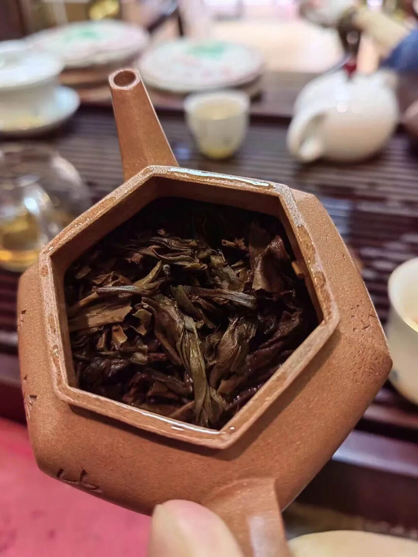 #茶生活# 2002年福海易武特级品绿大树#普洱茶#