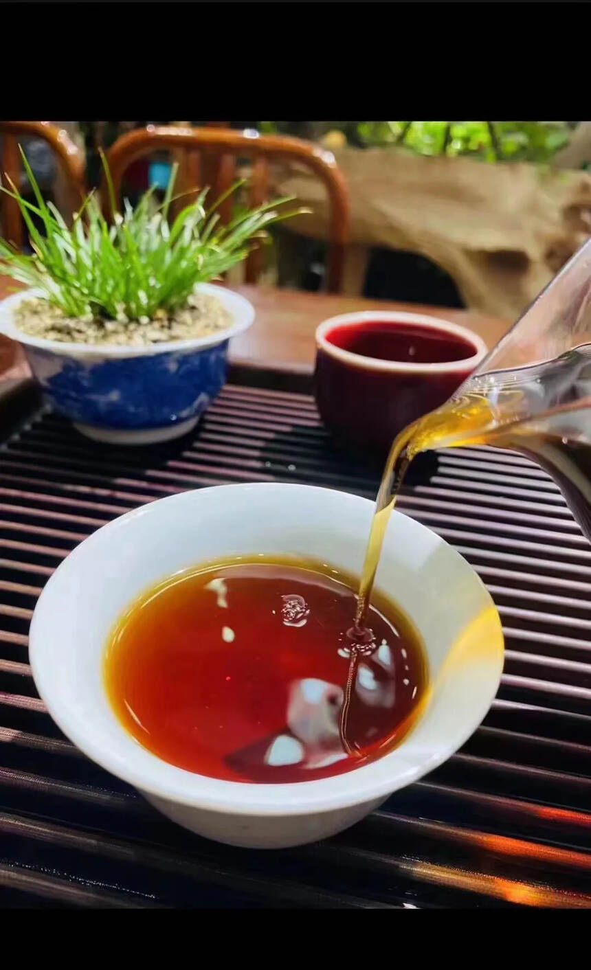 #普洱茶# 糯感如米汤般，茶水中香气#茶生活#