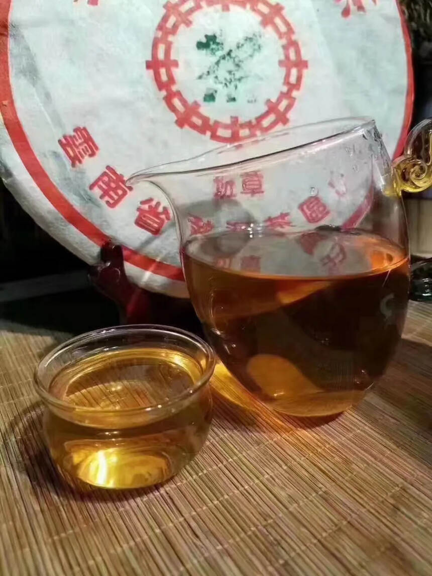 #普洱茶# 03年云南七子饼高级品班章生茶#茶生活#