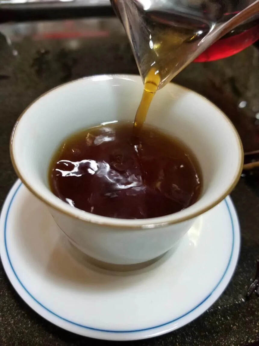 94年中茶方砖熟茶250克，好喝到爆的一款熟茶。#广