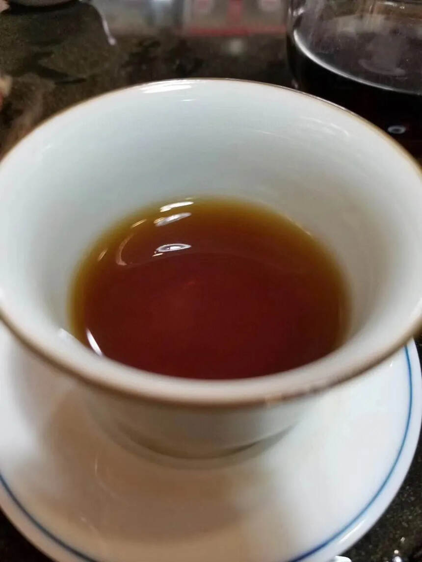 94年中茶方砖熟茶250克，好喝到爆的一款熟茶。#广