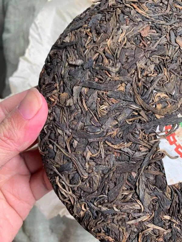 99年班章王中茶绿印生茶,纯料，蜜香甘甜超级干仓#发