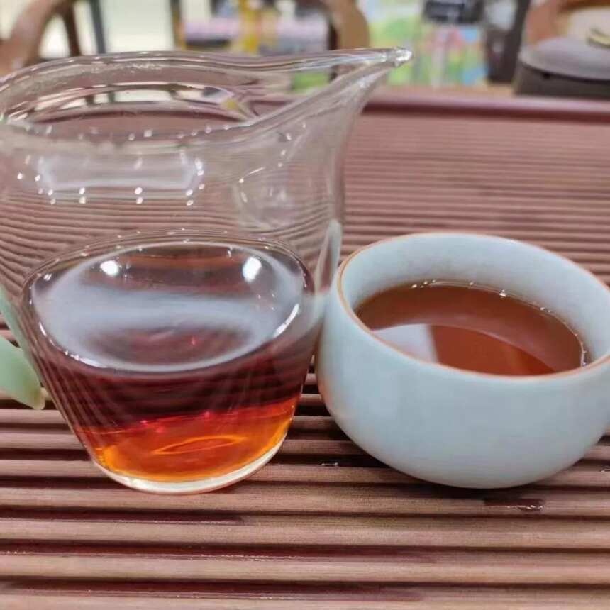 #茶生活# 普洱熟饼#普洱茶#