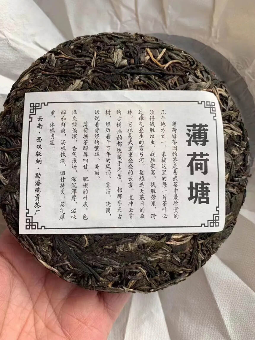 #普洱茶# 2015年易武-200g薄荷塘#茶生活#