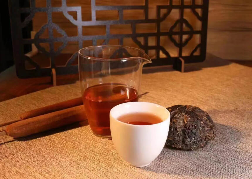 #普洱茶# 2006年华联班章有机金瓜贡茶#茶生活#