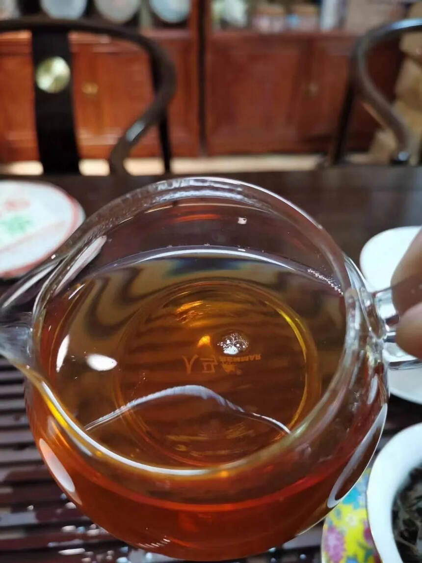 #普洱茶# 2005年老同志浓香型生饼#茶生活#