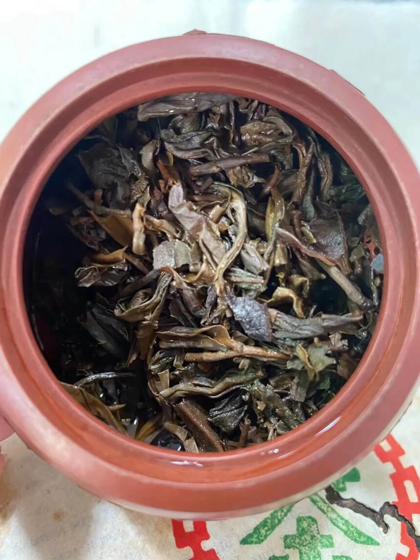 #普洱茶# 
2003年中茶绿印  十九年老生茶#茶