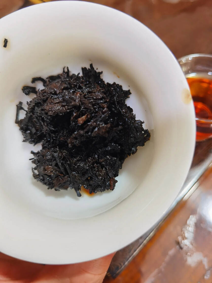 97年勐海茶厂绿印熟茶，陈香超好#发现深圳美好# #