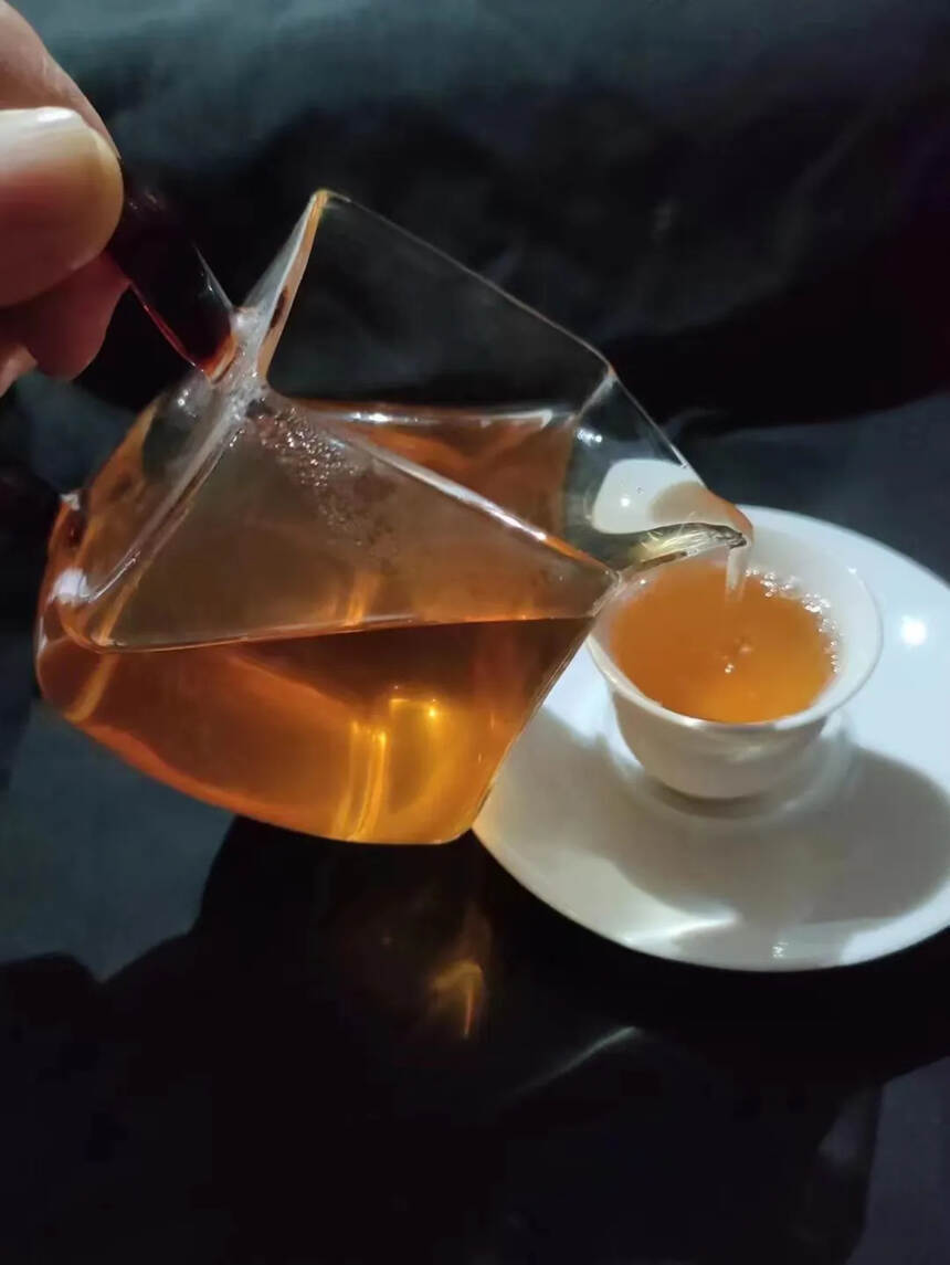 #普洱茶# 香气纯正，透色金黄透亮#茶生活#