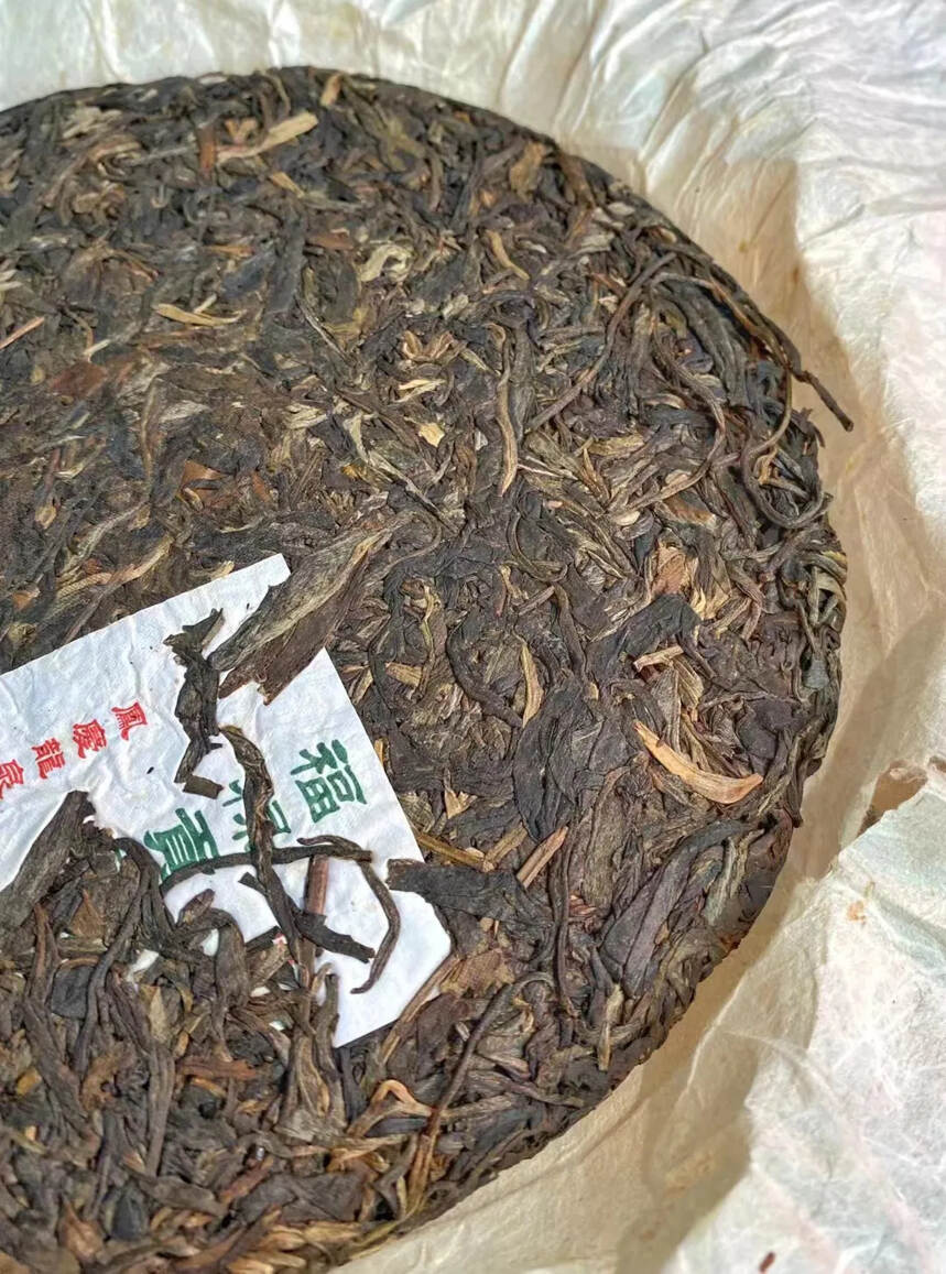 #普洱茶# 2006年在凤庆龙泉茶厂订制福禄贡圆茶，