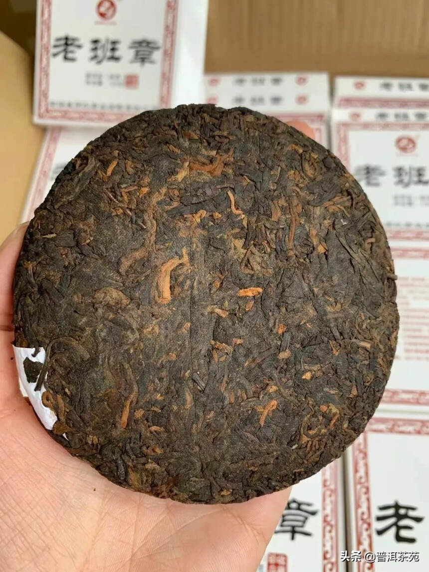 2017年老班章熟茶小饼，100克/片，口粮茶#普洱