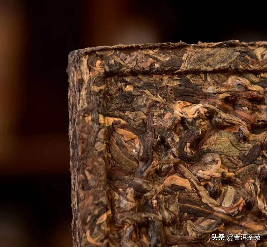 2002年红丝带小方砖，干仓存放#普洱茶# #中国茶