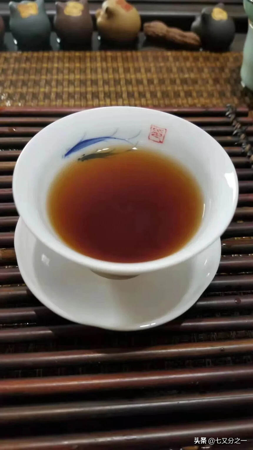 80年代反包熟茶砖，250克！
陈香，甘甜，汤透浓稠