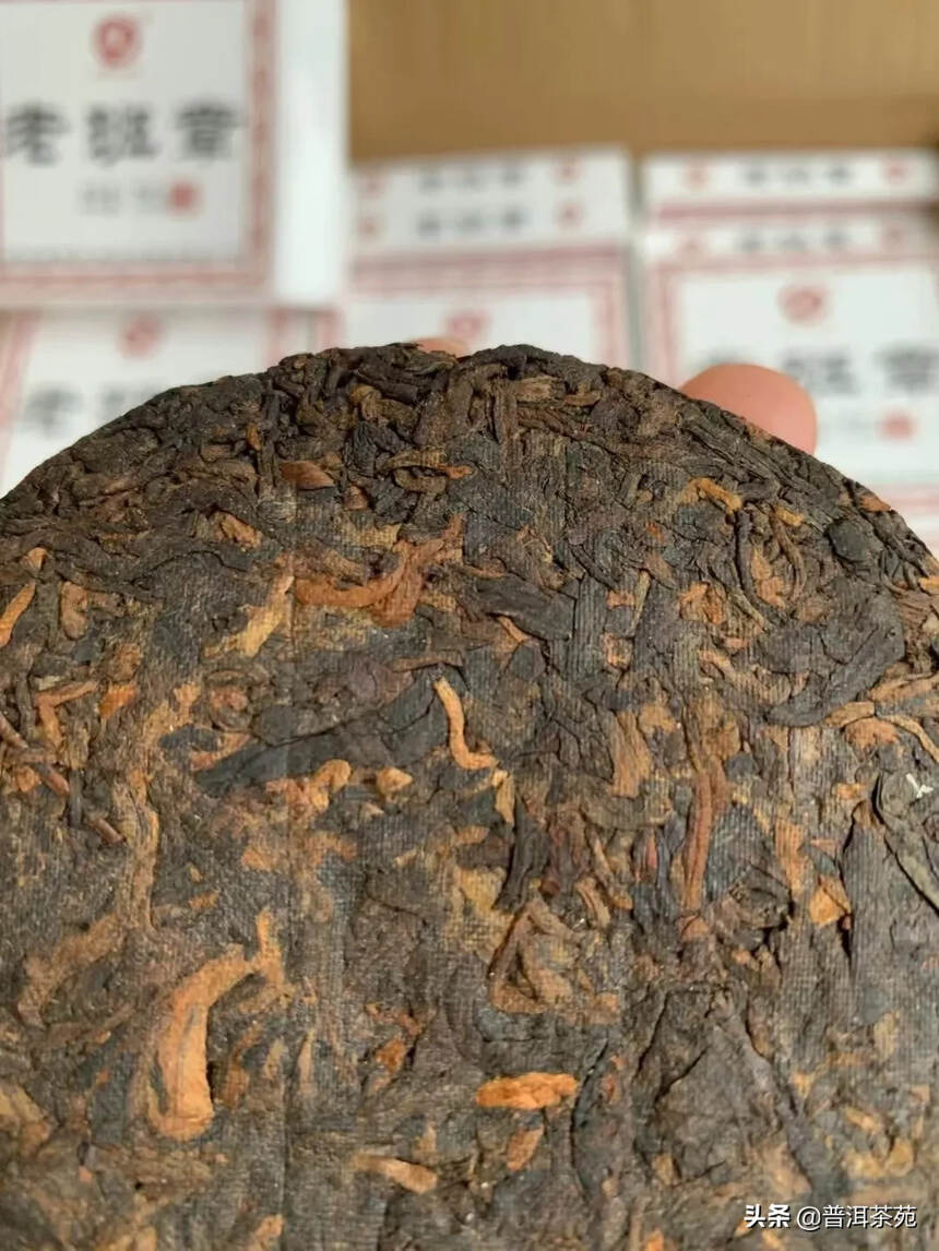 2017年老班章熟茶小饼，100克/片，口粮茶#普洱