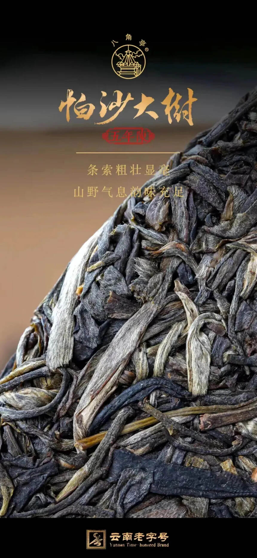 八角亭帕沙大树茶
精选帕沙五年陈明前春茶精制而成。