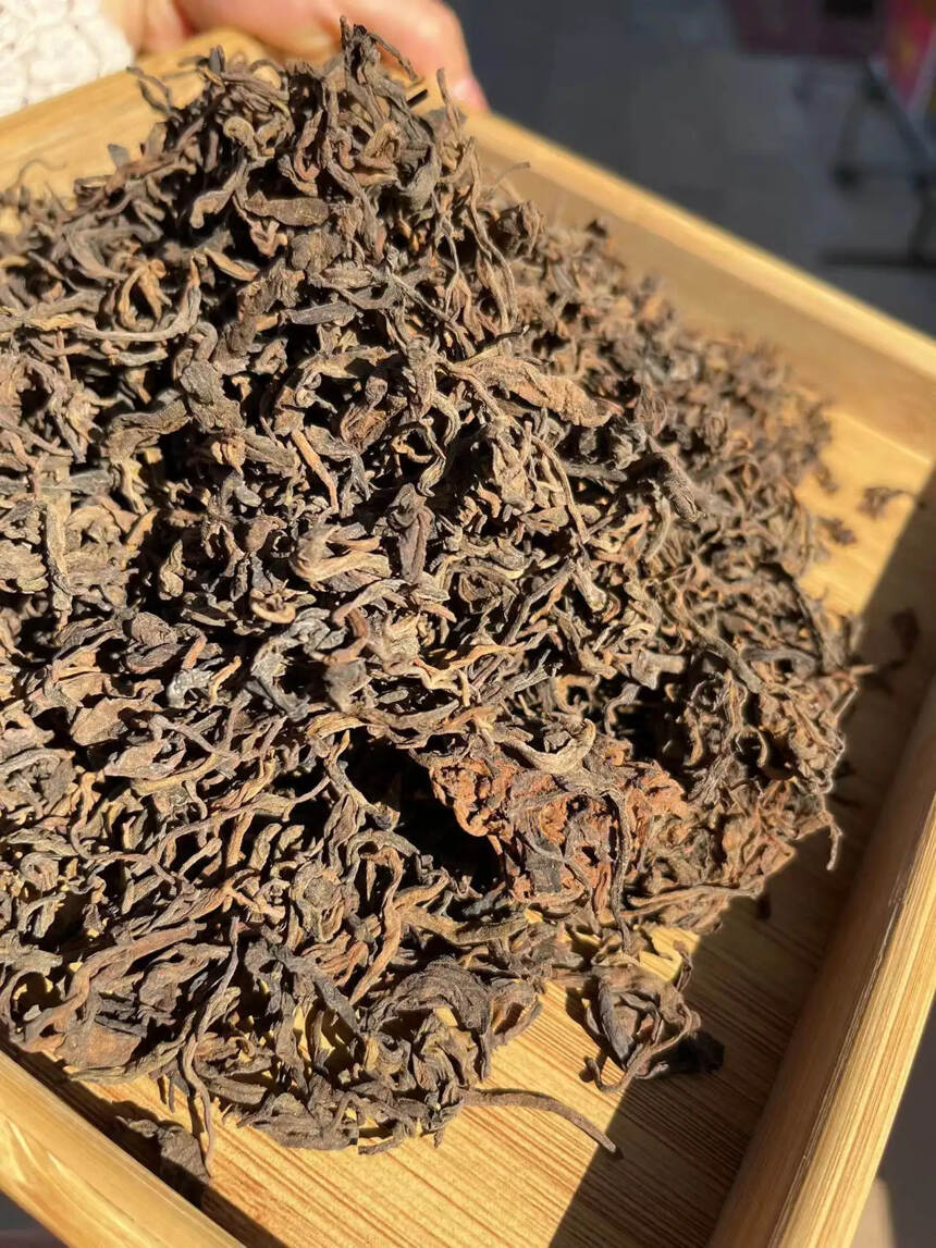 2018年小筐离地发酵老班章熟。#普洱茶# #茶生活