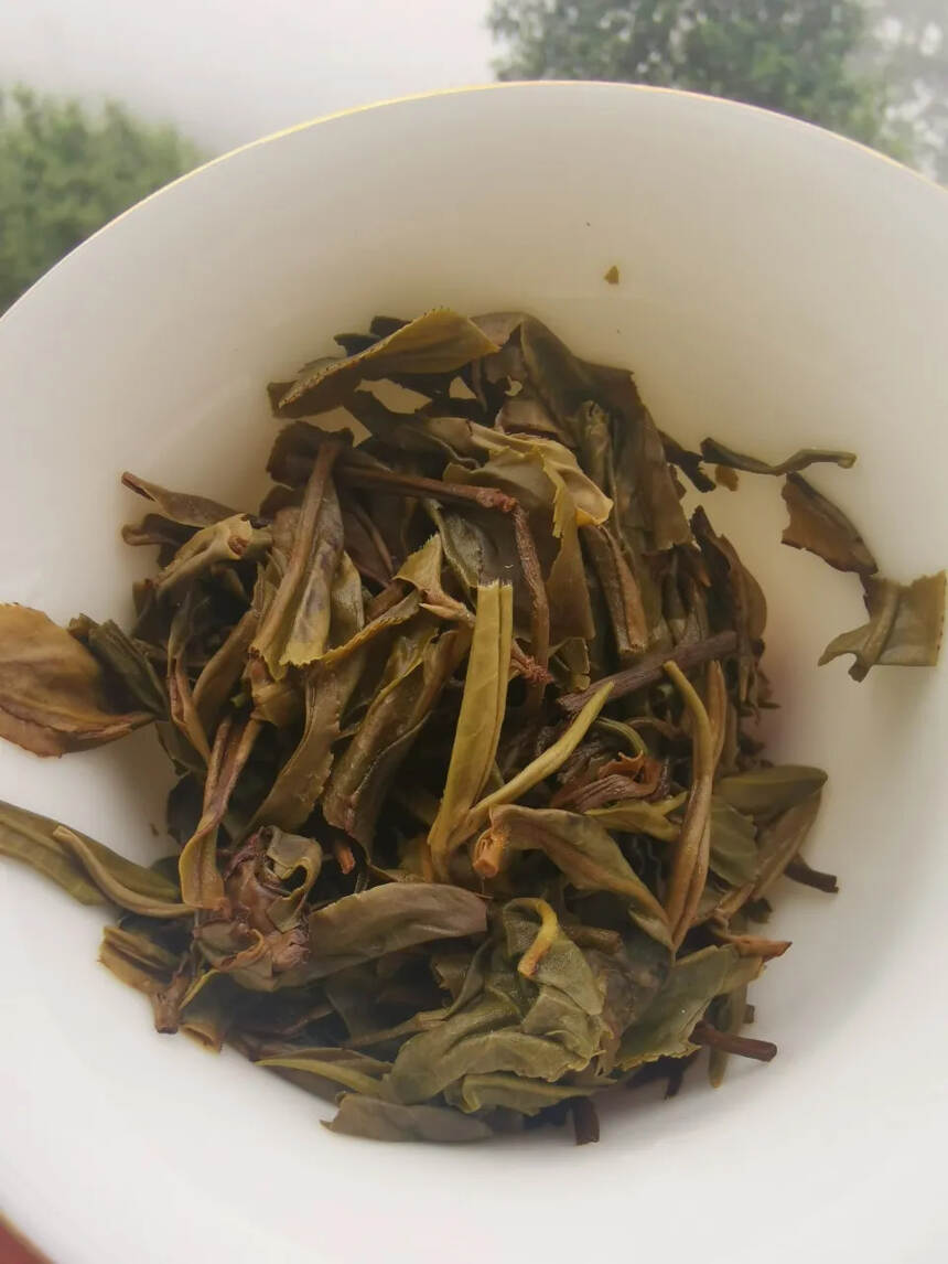 2017年那罕古树饼茶，邦东岩茶。#普洱茶# #普洱