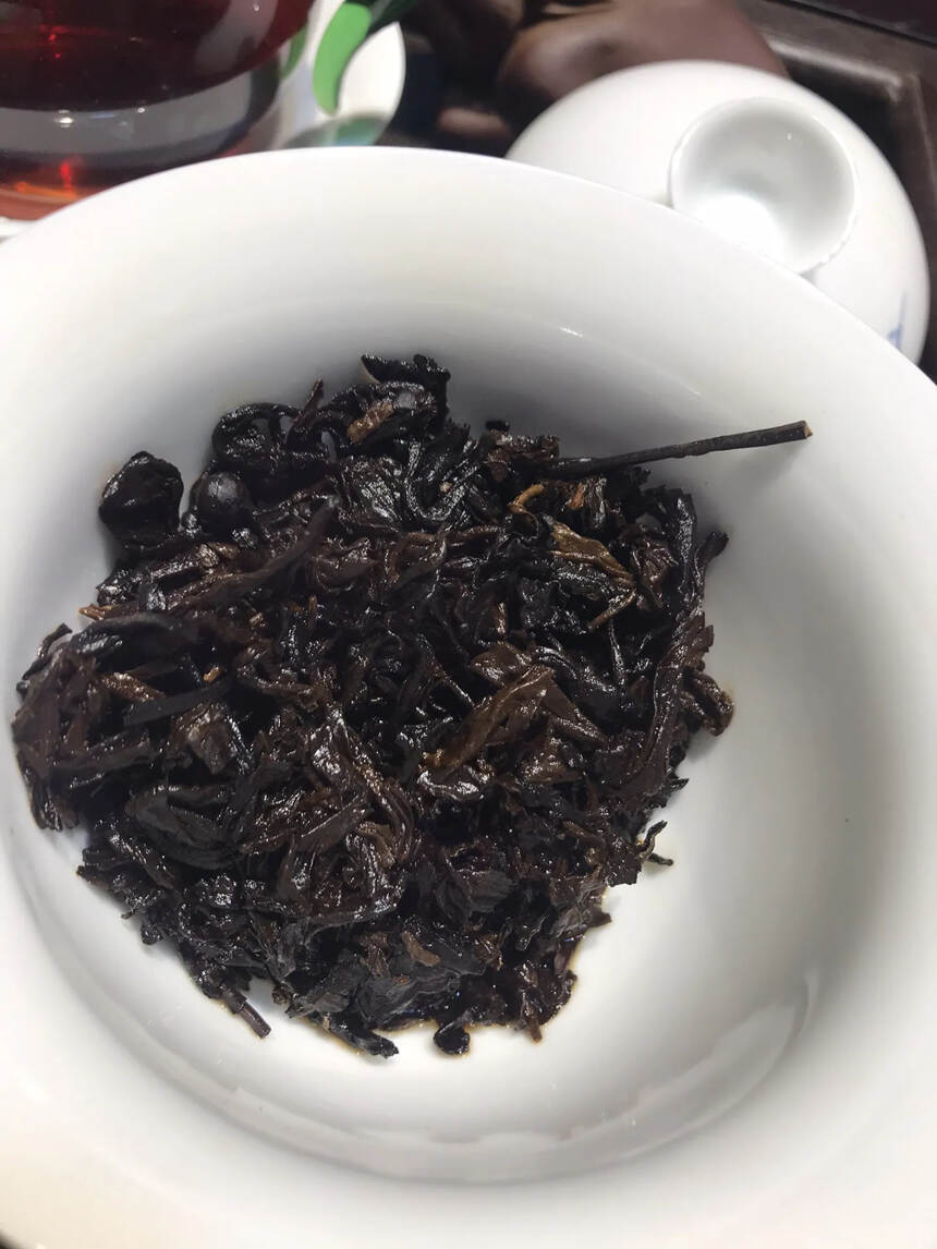 80年代第一批人参砖熟茶。#普洱茶# #茶生活# #