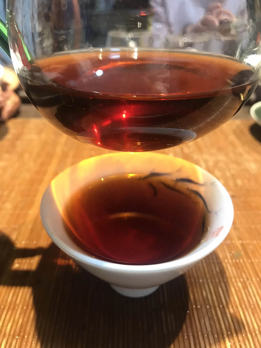 80年代冰岛熟茶茶柱。点赞评论送茶样品尝。#茶# #