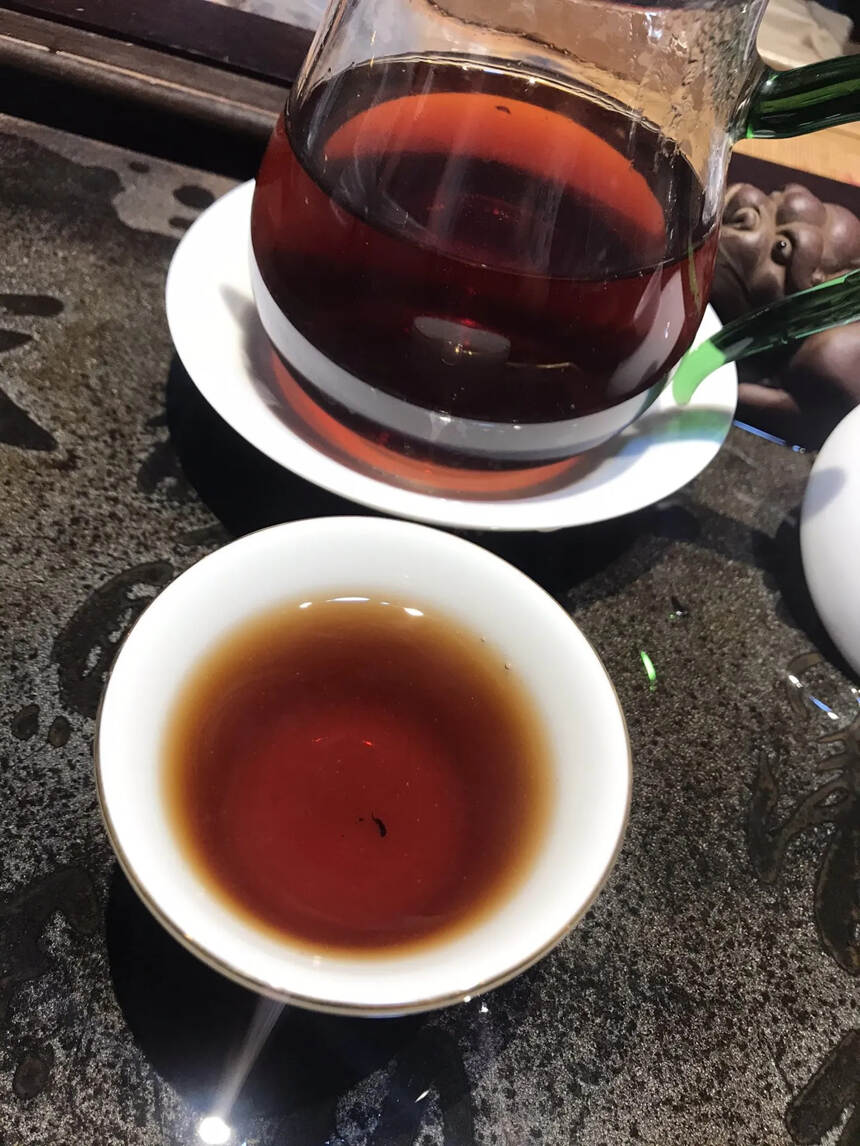 80年代第一批人参砖熟茶。#普洱茶# #茶生活# #