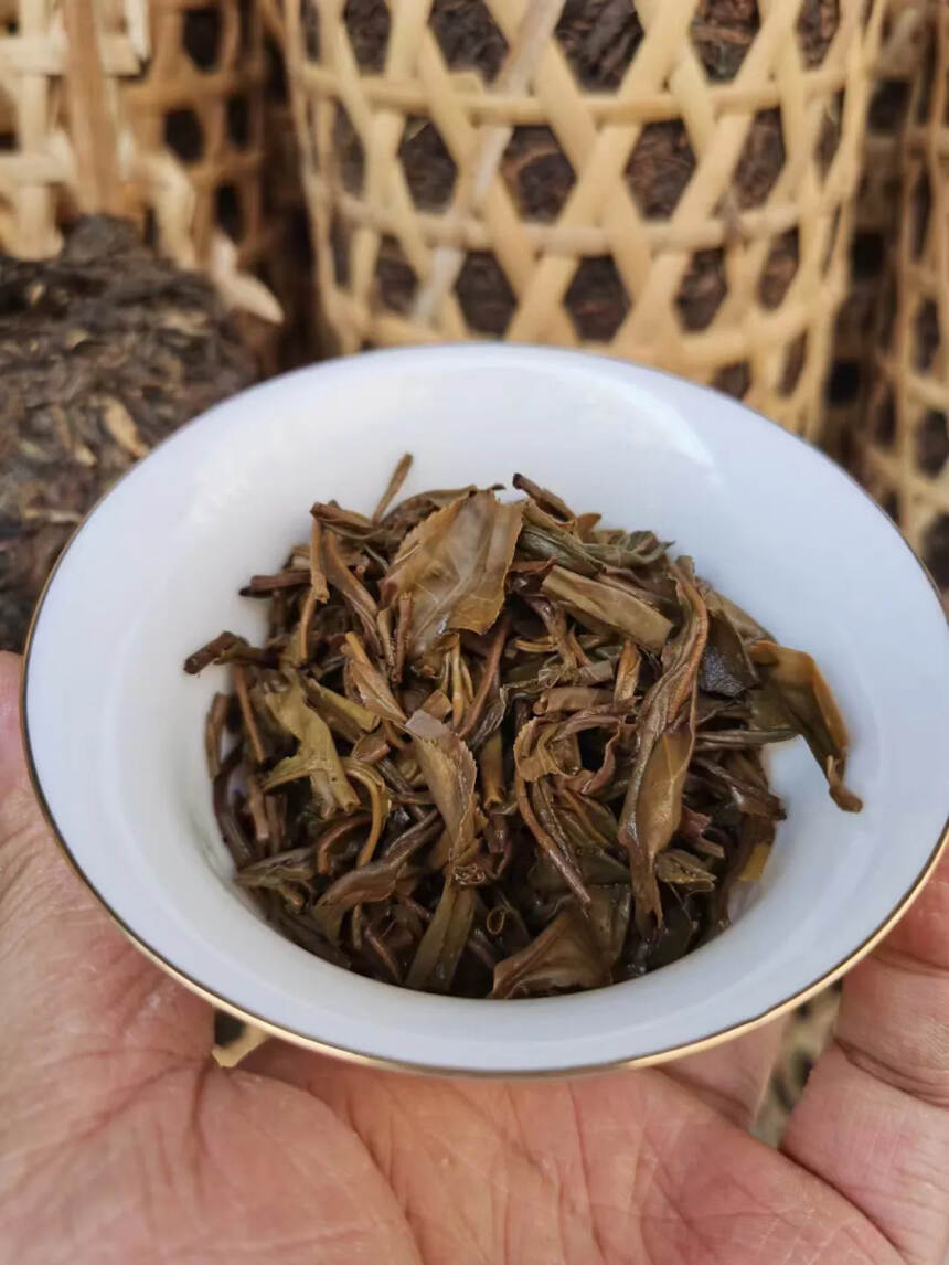 2012年百两茶柱5000克
精选勐海布朗山大树茶一