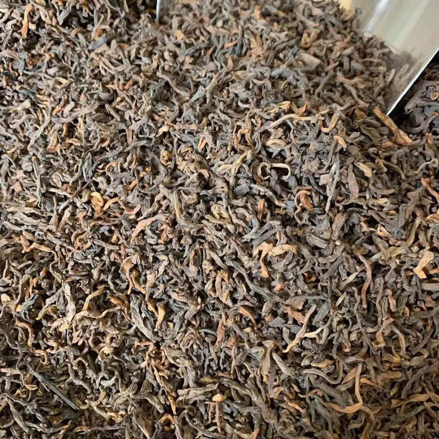 99年贺开散茶宫廷熟茶。#普洱茶# #普洱# #茶生