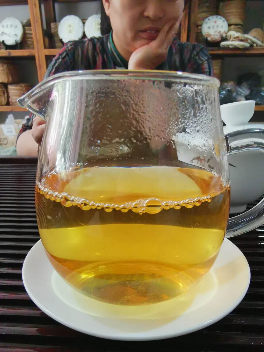 2019年班盆古树茶。#普洱茶# #普洱# #茶生活